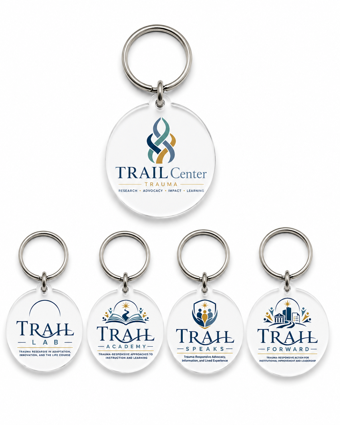TRAIL Keychain mockup