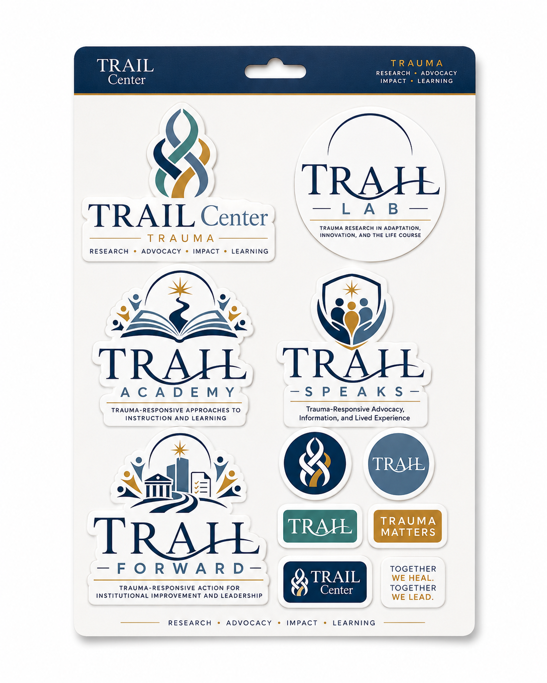 TRAIL Sticker Pack mockup