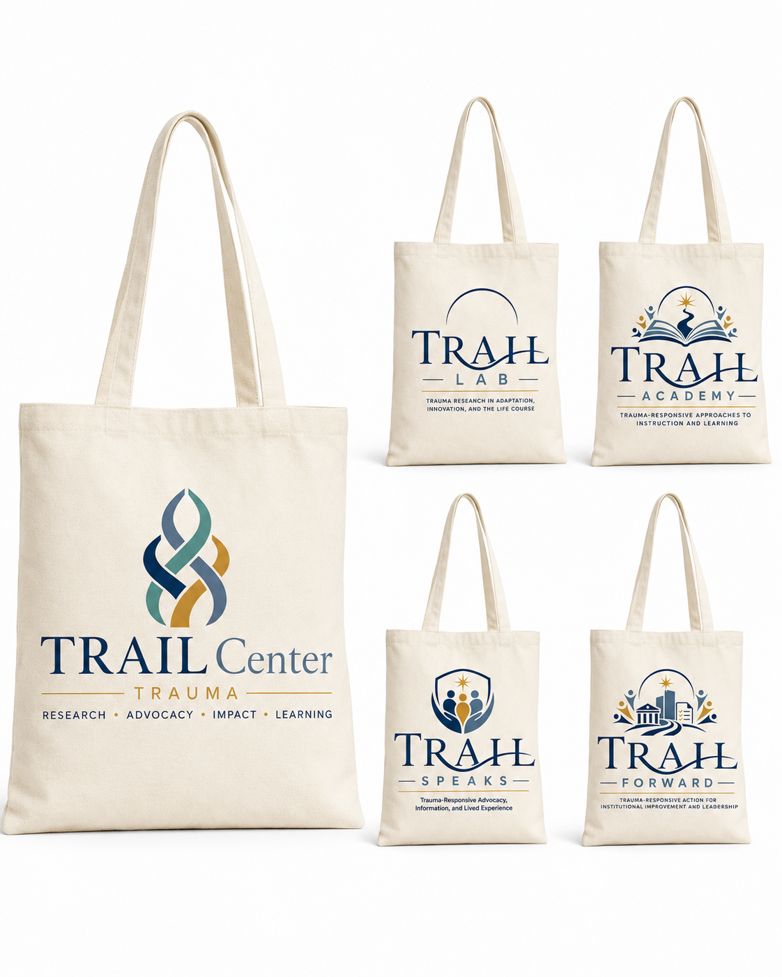 TRAIL Cloth Tote Bag mockup